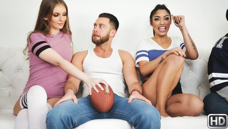 [SneakySex] - Sunday Funday Sluts - Vanessa Sky - Seth Gamble - Maya Kendrick