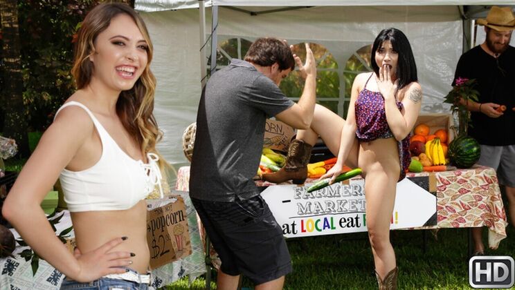[WeLiveTogether] - Small Tits Petite Farmers Market