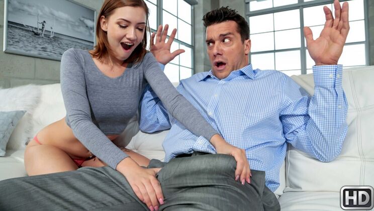 [TeensLoveHugeCocks] - Shaved Teen Takes It