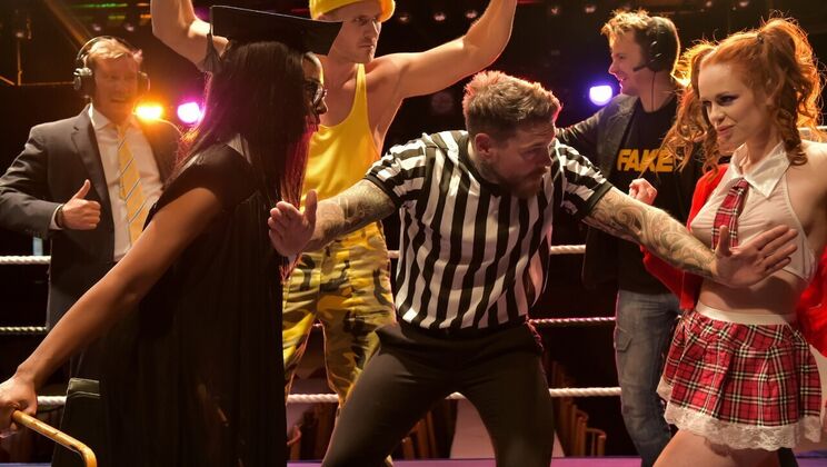 The Headmistress Gets Spanked By Teen Machine