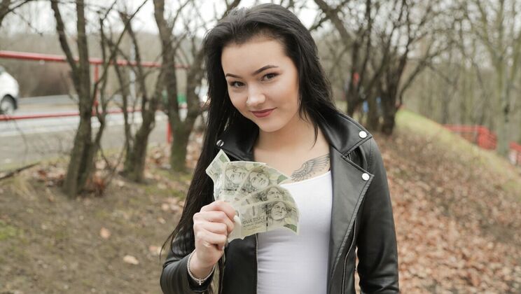 [PublicAgent] - European Brunette in Denim Delight