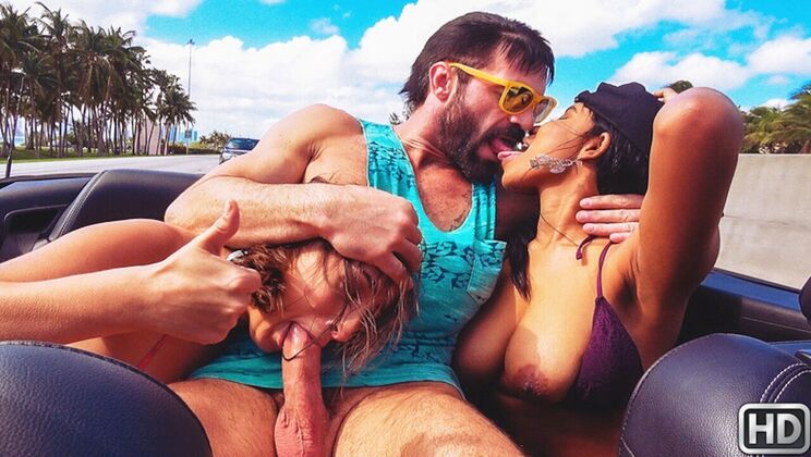 [RKPrime] - Lesbian Squirters in Cars - Jenna Foxx - Charles Dera - Ashley Adams