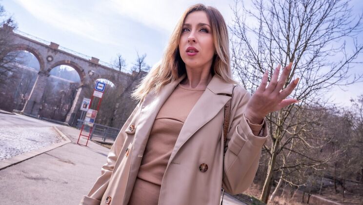 [PublicAgent] - Big Tit Blonde Gets Creampie