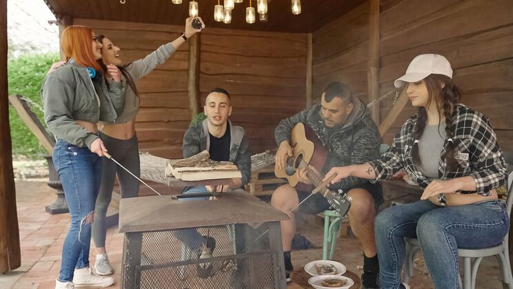 Mina's Facial Fucked and Spanked