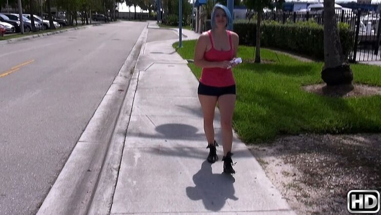 [StreetBlowJobs] - Feeling Blue with Big Ass