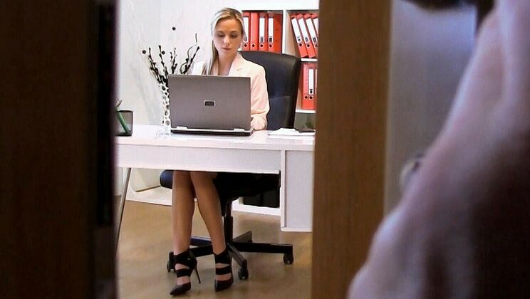 Office Fuck with Czech Blonde Girl