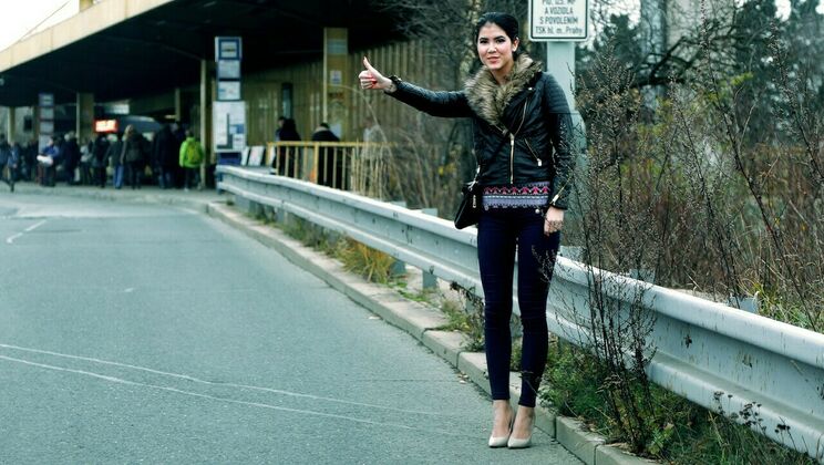 [StrandedTeens] - Czech Honey's Dirty Roadside Secret - Lady Dee