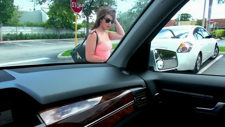 Medium Tits and a Bubble Butt: Callie's Car Sex