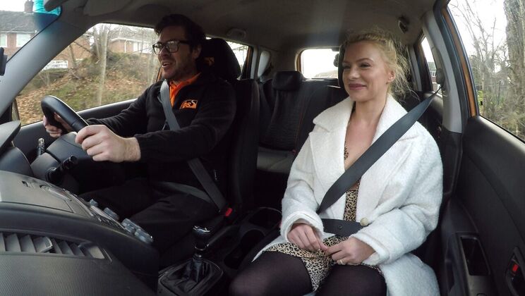 [FakeHub] - Polish Blonde Behind the Wheel - Jasmine Jae