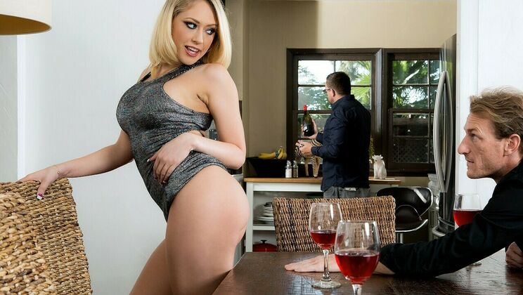 [PornstarVote] - Kagney Linn Karter's Kitchen Quickie Fuck - Kagney Linn Karter