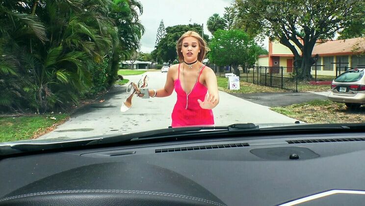 [StrandedTeens] - Cheating Blonde In Sexy Lingerie Blows - Tyler Steel - Kendall Kross