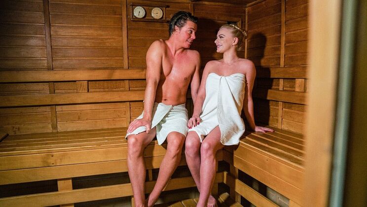 [DaneJones] - Sauna Seduction with Blonde Elizabeth and Ricky Rascal - Ricky Rascal - Elizabeth Romanova