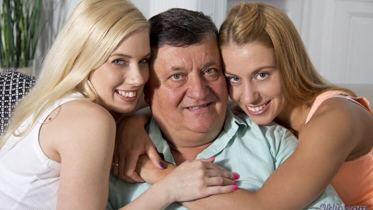 Throat Fucking Threesome Action