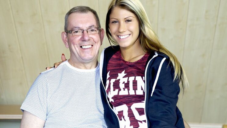 [Oldje] - Young Blonde Gets Deepthroat and Cumshot from Big Cock