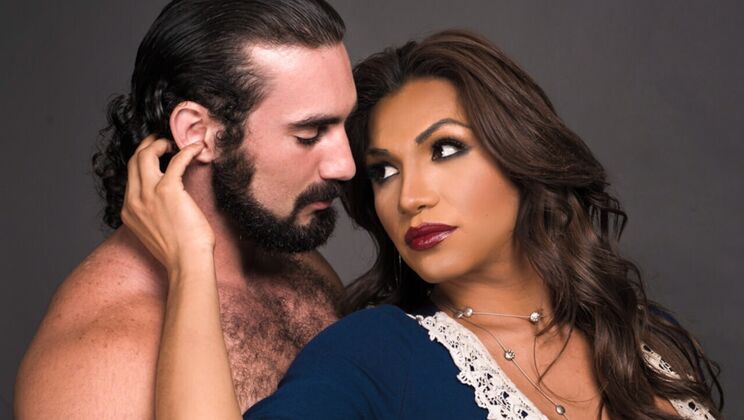 [TransSensual] - Latina Shemale Jessy Dubai Gives Blowjob and Ride