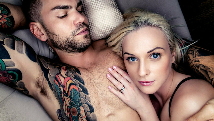 [SexArt] - Tattooed Couple's Doggystyle
