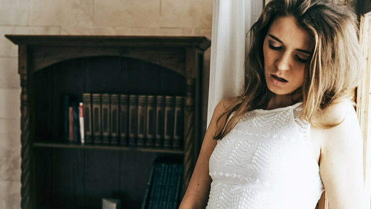 [SexArt] - Kalisy's Masturbation Experience in the Library - Kalisy