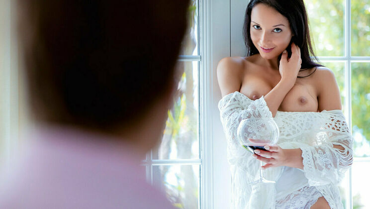 [SexArt] - Red Wine Blowjob - Francys Belle - Ryan Ryder