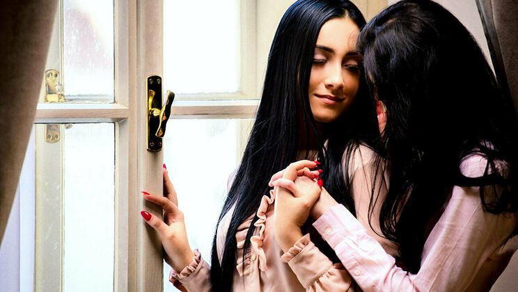 [SexArt] - Brunette Babes in Miniskirts and Bra - Anna Rose - Margot A