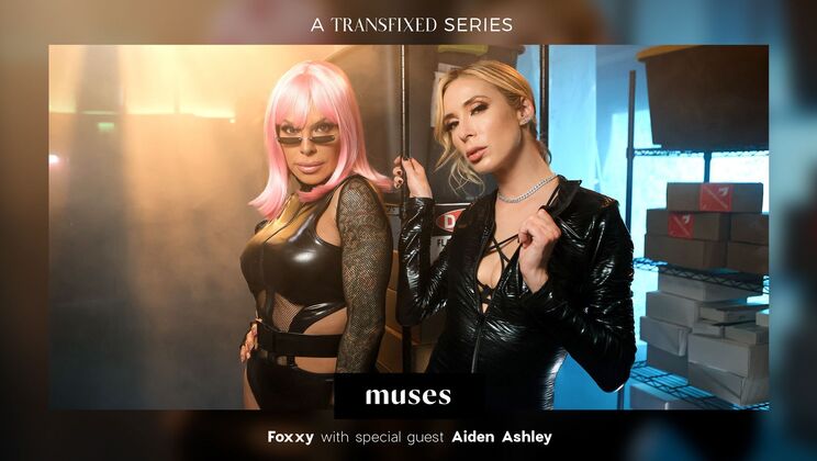 [AdultTime] - Blonde Bombshell TS Foxxy - Aiden Ashley - TS Foxxy