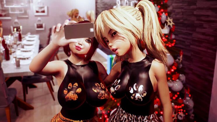 [Futanarica] - Rampage Christmas Fucking