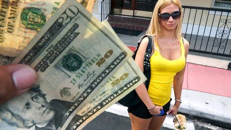 Cute Blondie Coco Blue Gets Handjob on the Bus