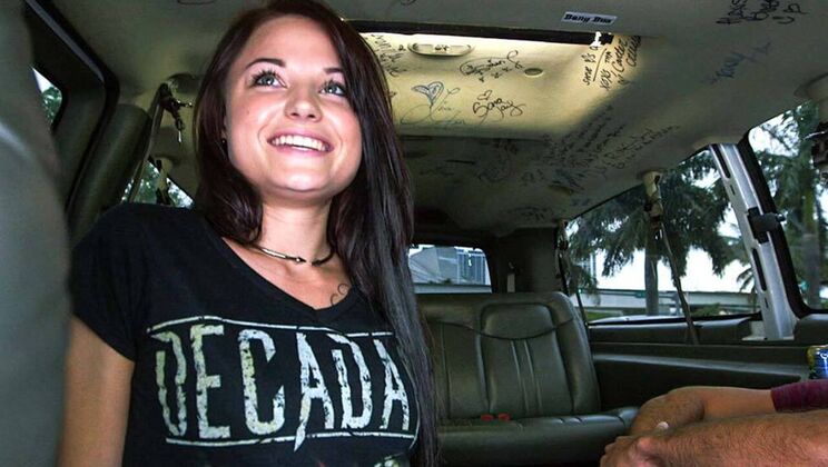 Groupie Gets Fucked on the Bus for Tickets