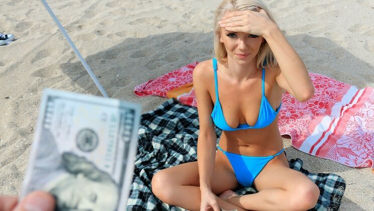 First Public Fuck for Hot Blonde Girl