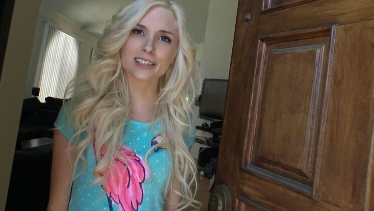 Natural Tits Blonde Takes Dick