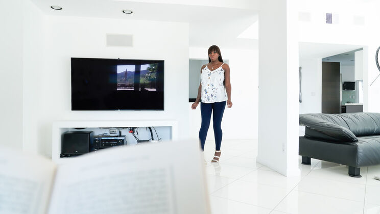 Stepmom's Mouth Tease