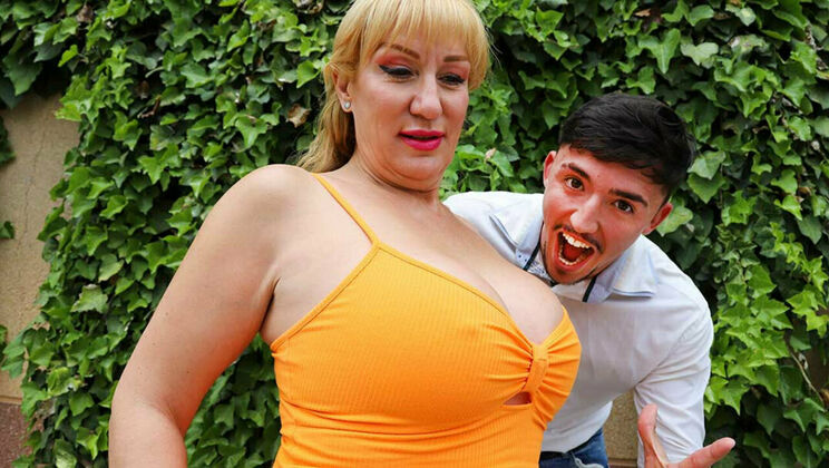 [Grandmams] - MILF Hunter Catches Hot Spanish Blonde