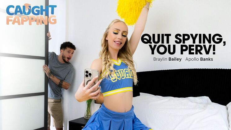 [CaughtFapping] - Blonde Teen Slut Caught - Braylin Bailey - Apollo Banks