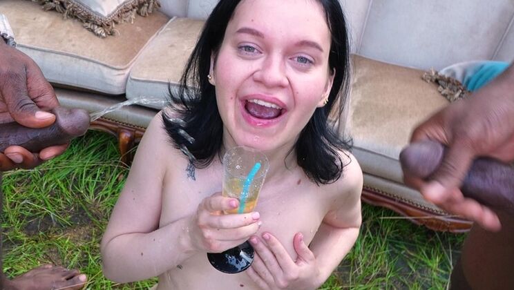 [ErikaKortiStudio] - Small Tits Babe Gets Interracial Double Vaginal Penetration and Soaked in Piss - Shadow - Eva Tender - Marica Shanti - Momo Lebons - Blade