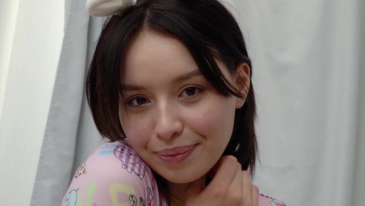 Teen Brunette Karolina Geiman's First Anal Experience