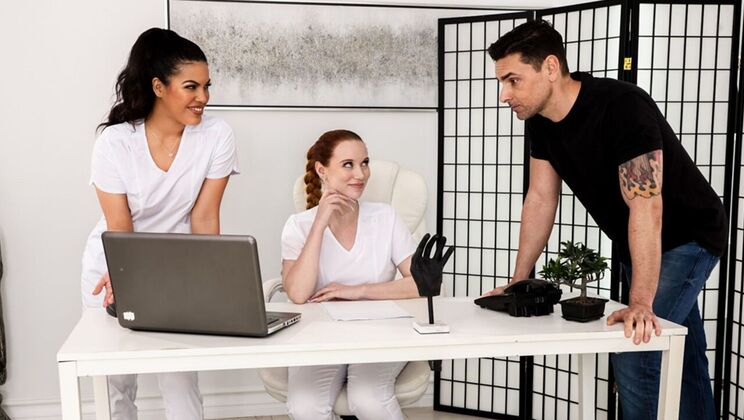 [FantasyMassage] - Outlook Changed: Latina Loves Cum - Ryan Driller - Maya Farrell - Madison Morgan