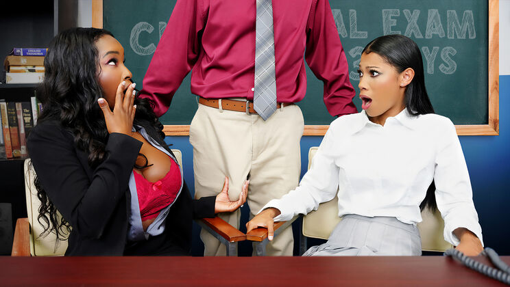 [PervPrincipal] - Naughty High School Girls - Naomi Foxxx - Eden West - Peter Fitzwell