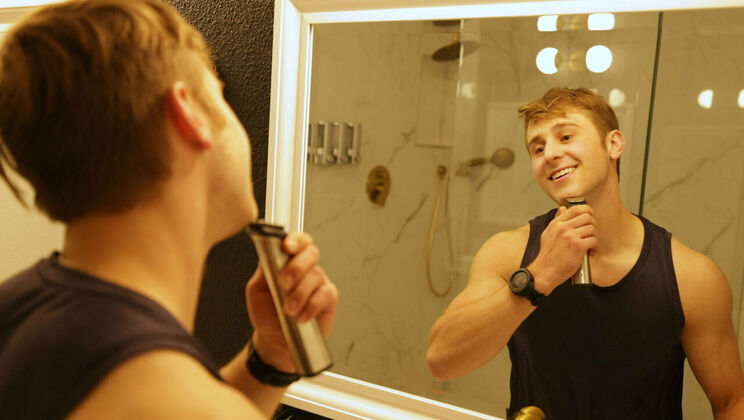 Solo Brock Fisher Prepares for His Sexy Scene with Jasmine Wilde!