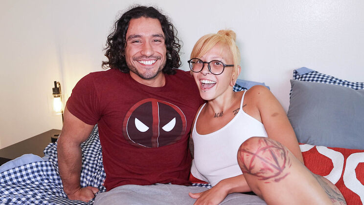 Latina Beauty Mai Cox Gets Wood from Leo Woodman