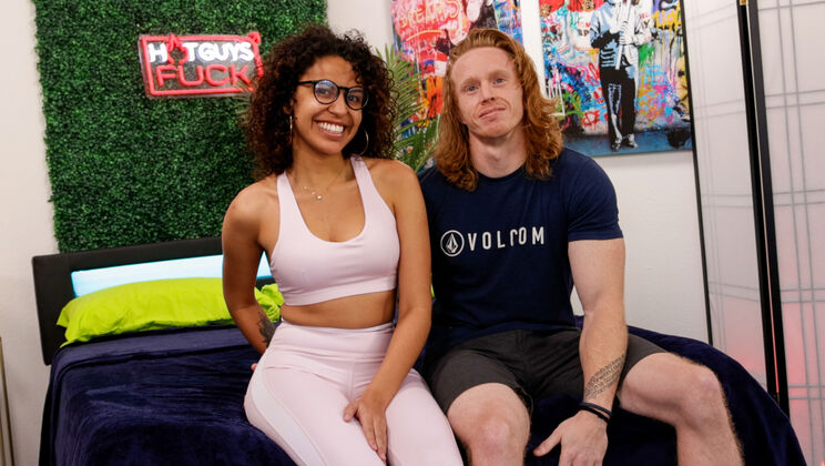 [HotGuysFuck] - Ash Riley's First Fuck with Latina Bombshell Alix Pena - Alix Pena - Ash Riley