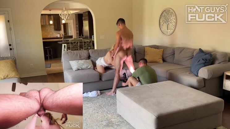 [HotGuysFuck] - Hairy Roman Cain and Blonde River Lynn - River Lynn - Roman Cain