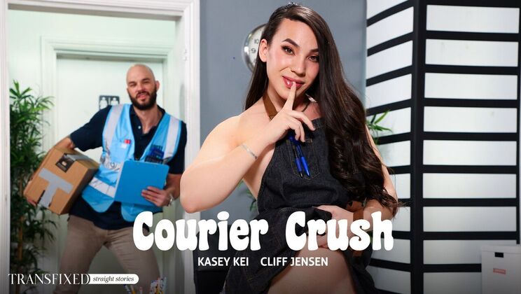 [Transfixed] - Crush on Shemale Delivery Guy - Kasey Kei - Cliff Jensen