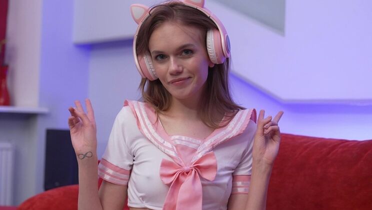 [NRXStudio] - Italian Fat Cock Dominates Skinny Young Schoolgirl