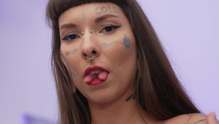 [NRXStudio] - Skinny Bitch with Tattoos Gets Fucked Hard - Tim Monster Cock - Marseline Black