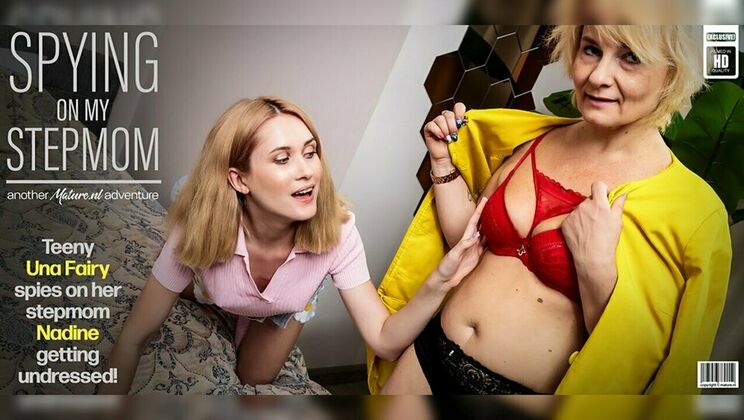 [Mature.nl] - Una Fairy Licks Stepmom Nadine's Pussy - Nadine - Una Fairy
