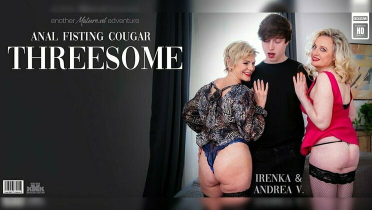 [Mature.nl] - Blonde Cougars Irenka and Andrea V. in Naughty Threesome
