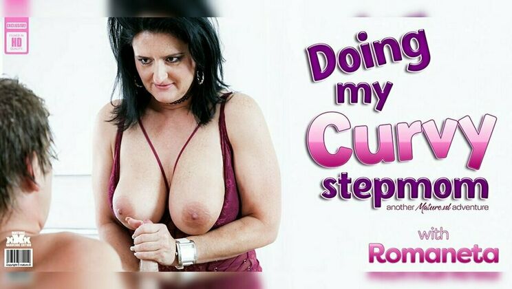 [Mature.nl] - Curvy Stepmom Romaneta's Torrid Affair with Her Horny Son