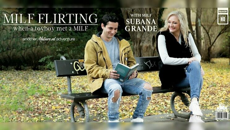 [Mature.nl] - Subana Grande Gives Blowjob in Lingerie