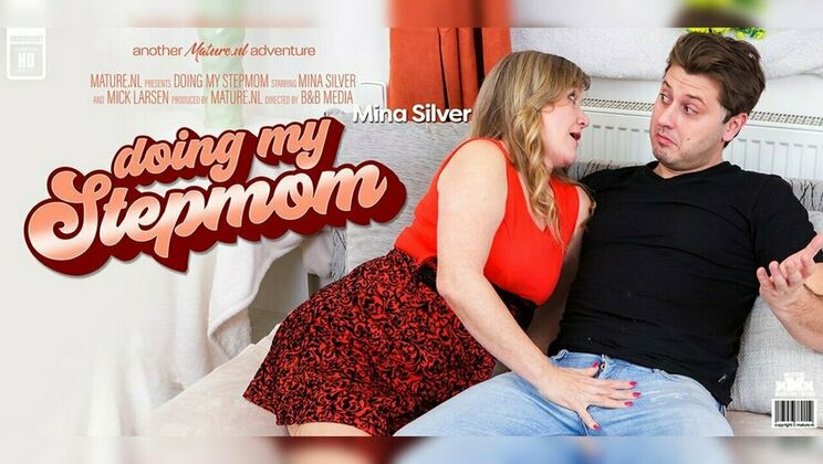 [Mature.nl] - Young Stepson Mick Larsen Fucks Stepmom's Big Butt - Mick Larsen - Mina Silver