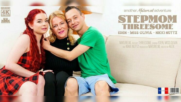 [Mature.nl] - Miss Olivia and Eden Enjoy a Threesome with a New Boyfriend - Nikki Nuttz - Miss Olivia - Eden (EU)