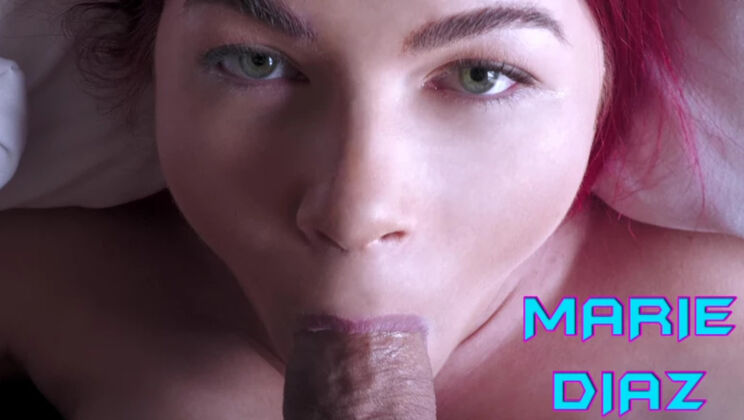 [WakeupnFuck] - Young and Shaved Marie Diaz Striptease Tease - Marie Diaz